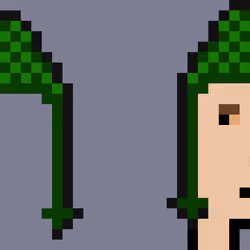 Green Tassle Hat