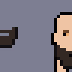 Black Luxurious Beard