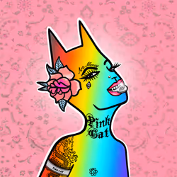 Pink Cat NFT #89