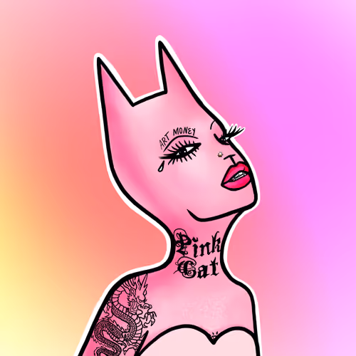 Pink Cat NFT #109