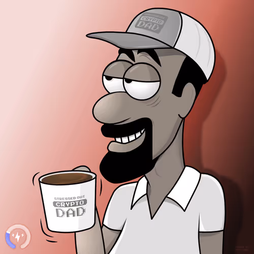 Stressed Out Crypto Dad