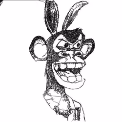 Scrubby Ape Artwork #1283