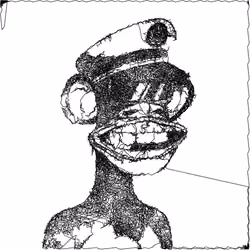 Scrubby Ape Artwork #3740