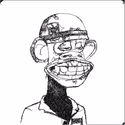 Scrubby Ape Artwork #3703