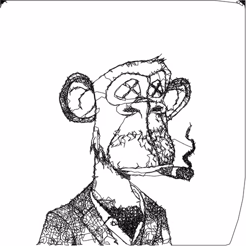 Scrubby Ape Artwork #3629