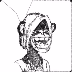 Scrubby Ape Artwork #1221
