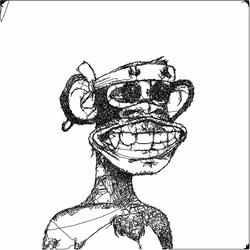 Scrubby Ape Artwork #3210