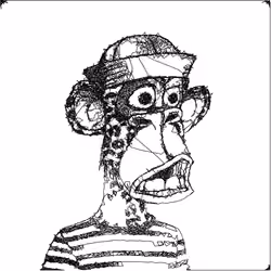 Scrubby Ape Artwork #3177