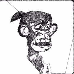 Scrubby Ape Artwork #3115