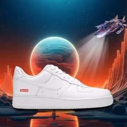 Nike Supreme x Air Force 1 Low 'Box Logo - White'