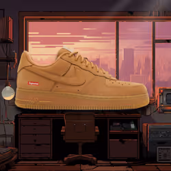 Nike Supreme x Air Force 1 Low SP 'Wheat'