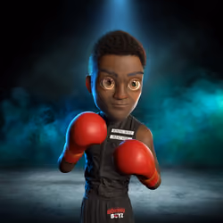 Boxing boy #4098