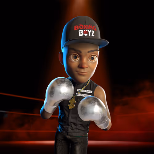 Boxing boy #5004