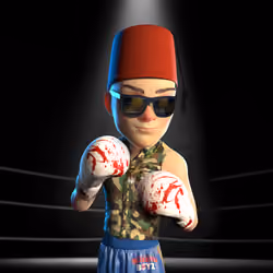 Boxing boy #1098
