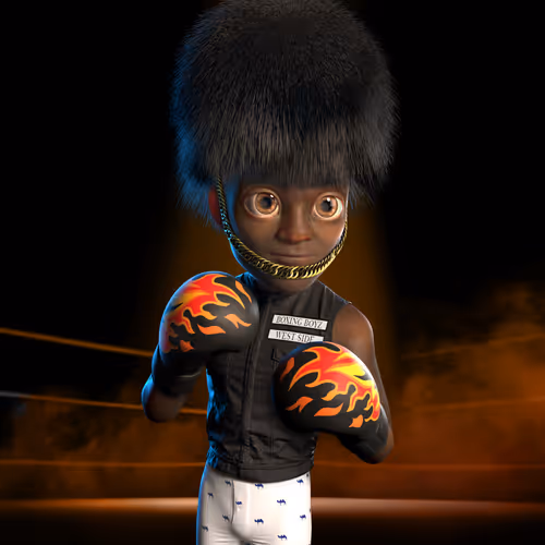 Boxing boy #4986