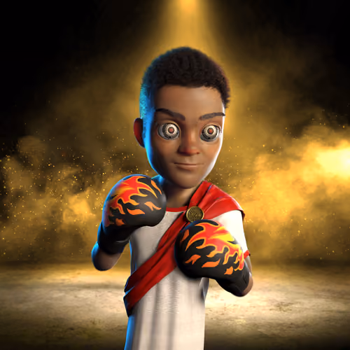Boxing boy #2130