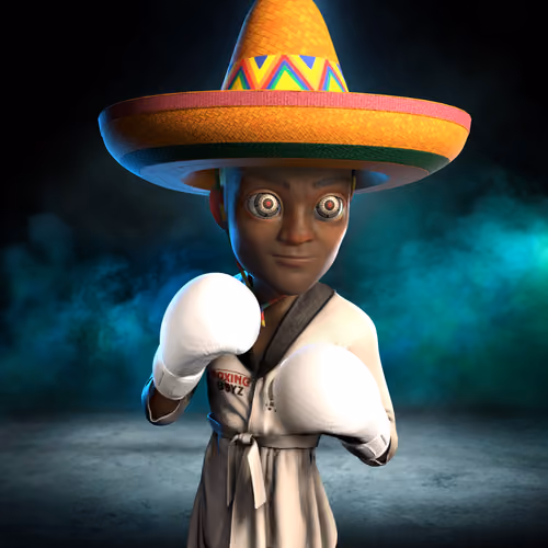 Boxing boy #2332