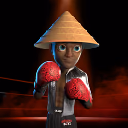 Boxing boy #4006
