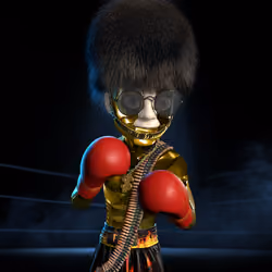 Boxing boy #1091