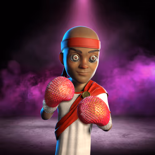 Boxing boy #1357
