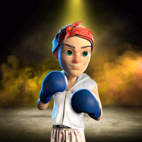 Boxing boy #3706