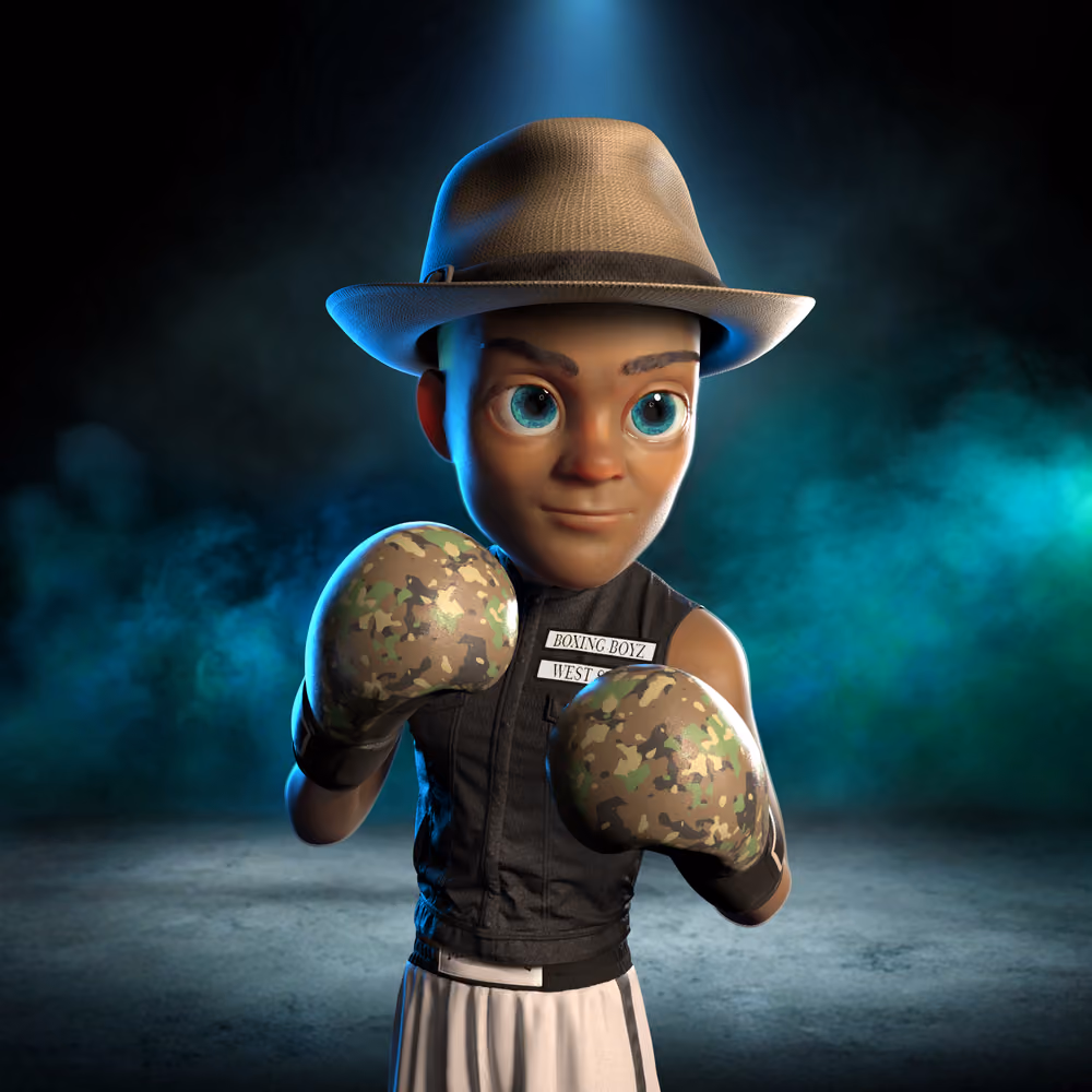 Boxing boy #4990
