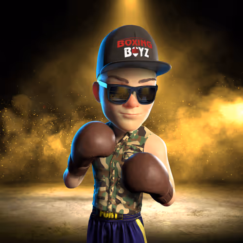 Boxing boy #457