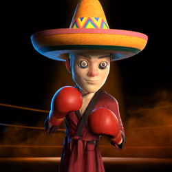 Boxing boy #2372