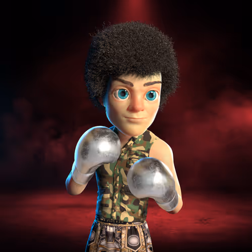 Boxing boy #4996