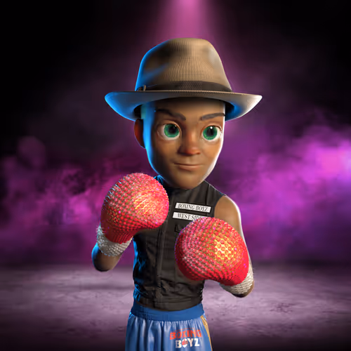 Boxing boy #5002