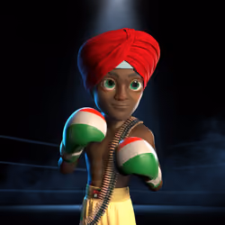 Boxing boy #4948