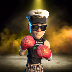 Boxing boy #1096