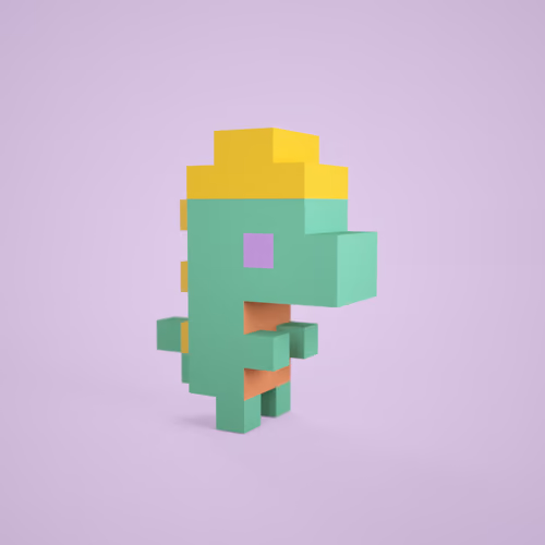 3D tiny dino #0057