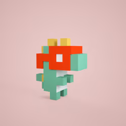 3D tiny dino #0235