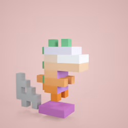 3D tiny dino #0908