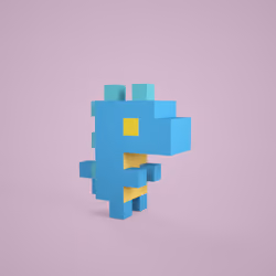 3D tiny dino #0613