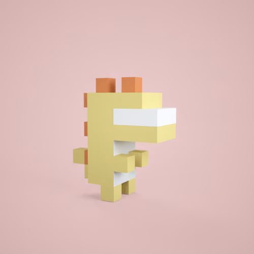 3D tiny dino #0960