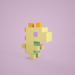 3D tiny dino #0506