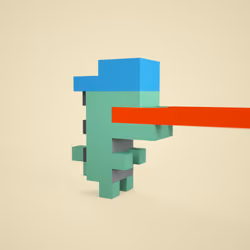 3D tiny dino #0393