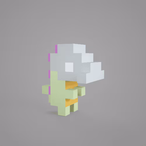 3D tiny dino #0749