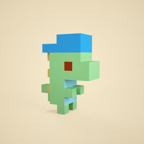 3D tiny dino #0017