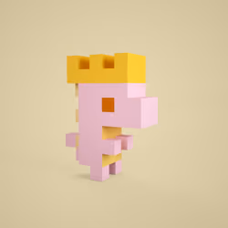 3D tiny dino #0560