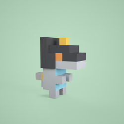 3D tiny dino #0437