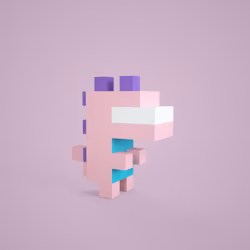 3D tiny dino #0459