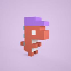 3D tiny dino #0564