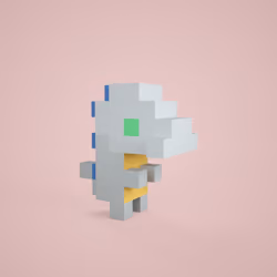 3D tiny dino #0531