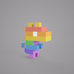 3D tiny dino #0086