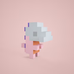 3D tiny dino #0438