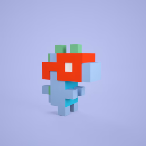 3D tiny dino #0992