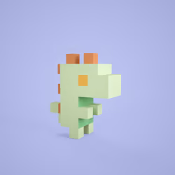 3D tiny dino #0723